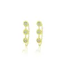 14k Yellow Gold Bezel Chain Earring sold by Meira T