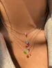 Rose Gold Pink Sapphire and Diamond Necklace sold by Meira T