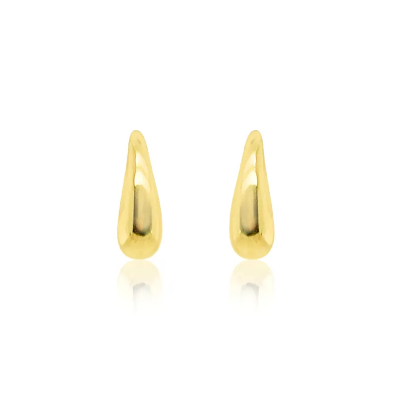 Yellow Gold Teardrop Studs ONLINE EXCLUSIVE sold by Meira T