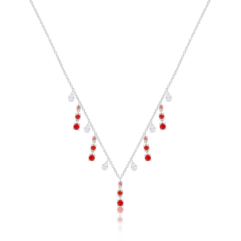 Spinel Fringe Necklace sold by Meira T