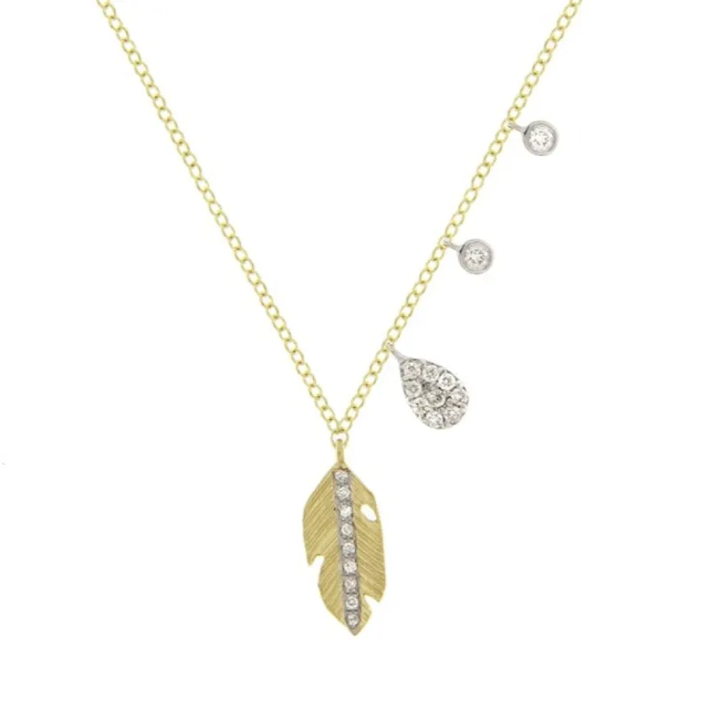 Meira T Signature Leaf Necklace sold by Meira T