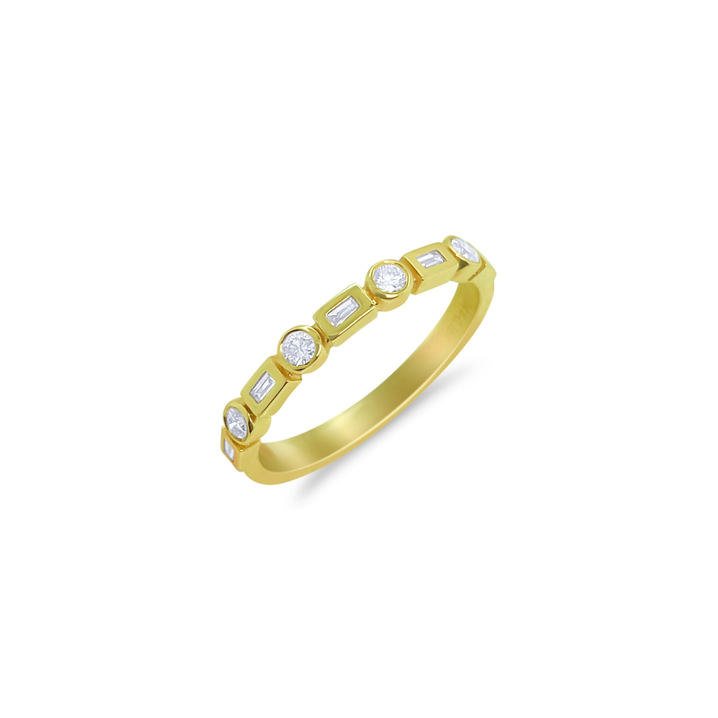 Yellow Gold and Diamond Ring sold by Meira T