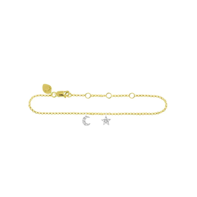 Celestial 14k Gold Anklet sold by Meira T