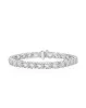 Lab Grown Tennis Bracelet | 20 cts round cut sold by Meira T