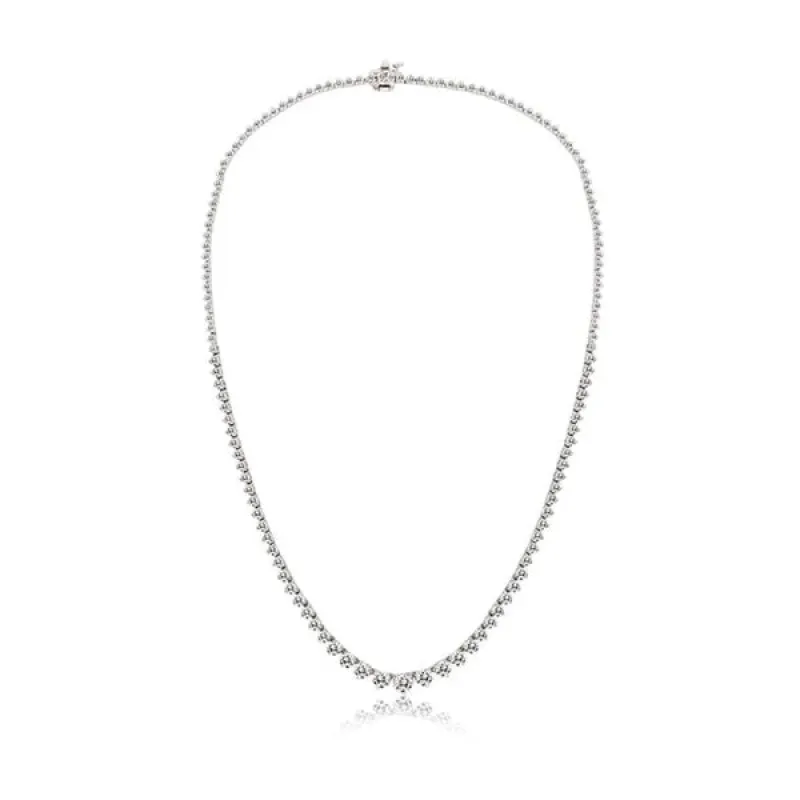 3 carat Diamond Tennis Necklace | 16 inches sold by Meira T