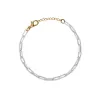 White Paperclip Chain Bracelet (All New!) sold by Meira T