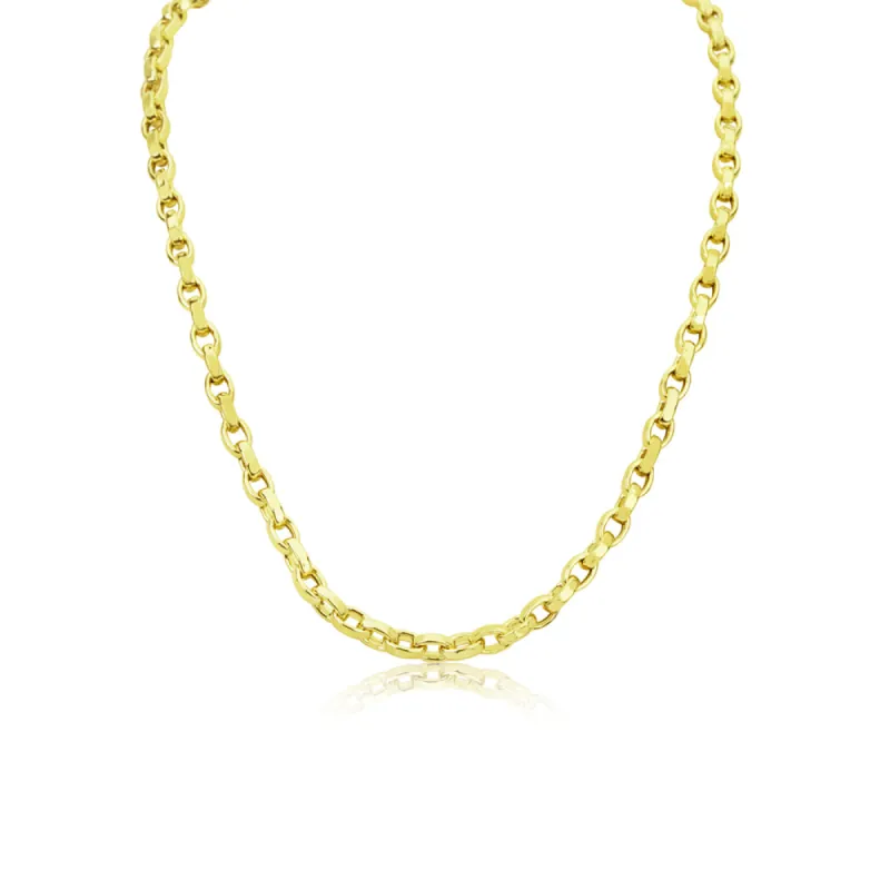 14kt Yellow Gold Square Link Chain ONLINE EXCLUSIVE sold by Meira T
