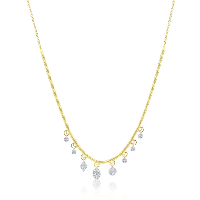 Charm Snake Chain Necklace sold by Meira T