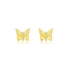 Yellow Gold Diamond Butterfly Studs *Boutique Exclusive* sold by Meira T