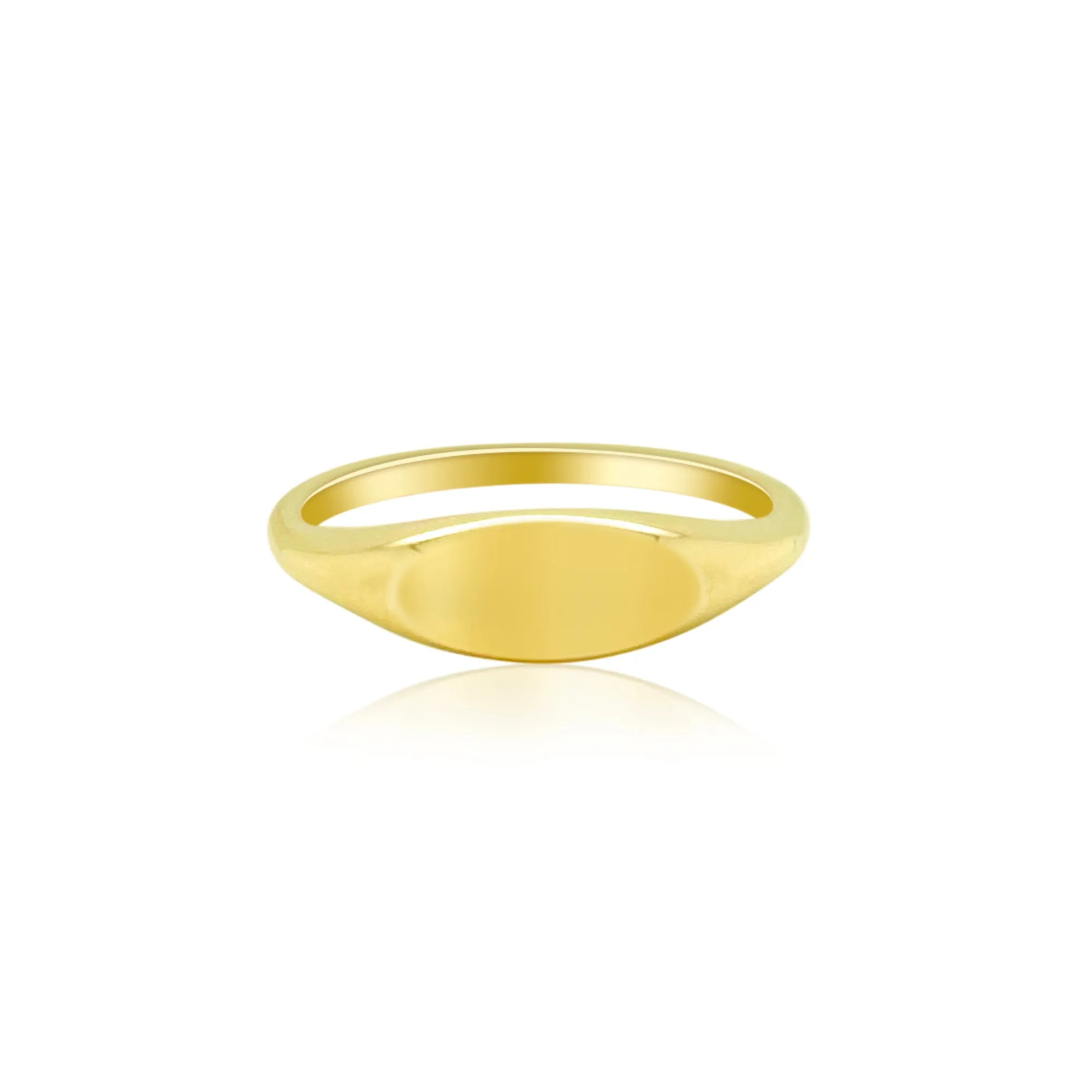 Yellow Gold Signet Ring *Boutique Exclusive* sold by Meira T