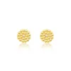 Yellow Gold Beaded Flower Diamond Studs *Boutique Exclusive* sold by Meira T
