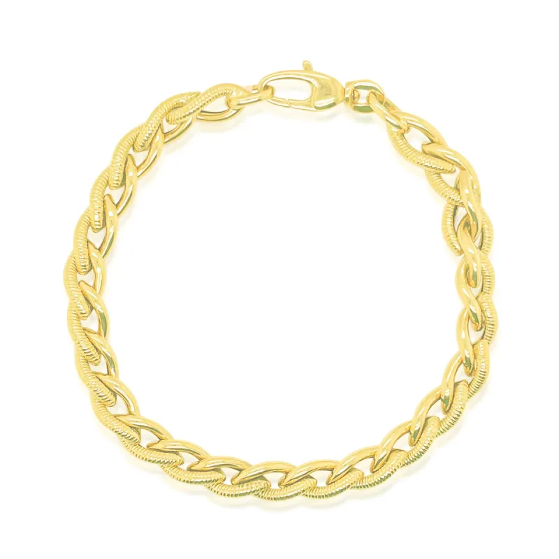 Yellow Gold Chunky Bracelet *ONLINE EXCLUSIVE* (Copy) sold by Meira T