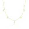 Dainty Five Bezel Necklace *ONLINE EXCLUSIVE* sold by Meira T