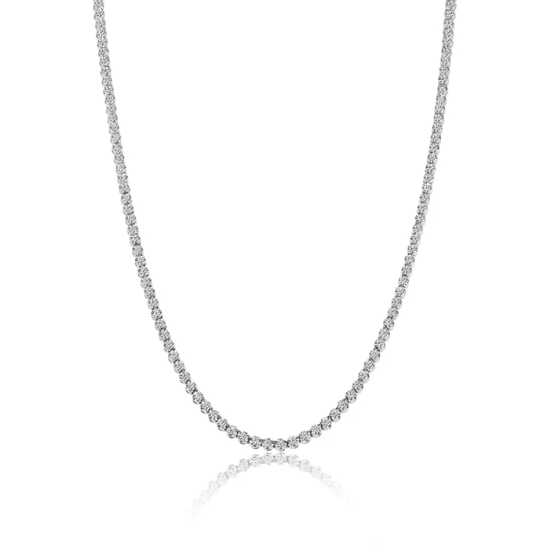 White Gold 1.5 Carat Tennis Necklace *ONLINE EXCLUSIVE* sold by Meira T