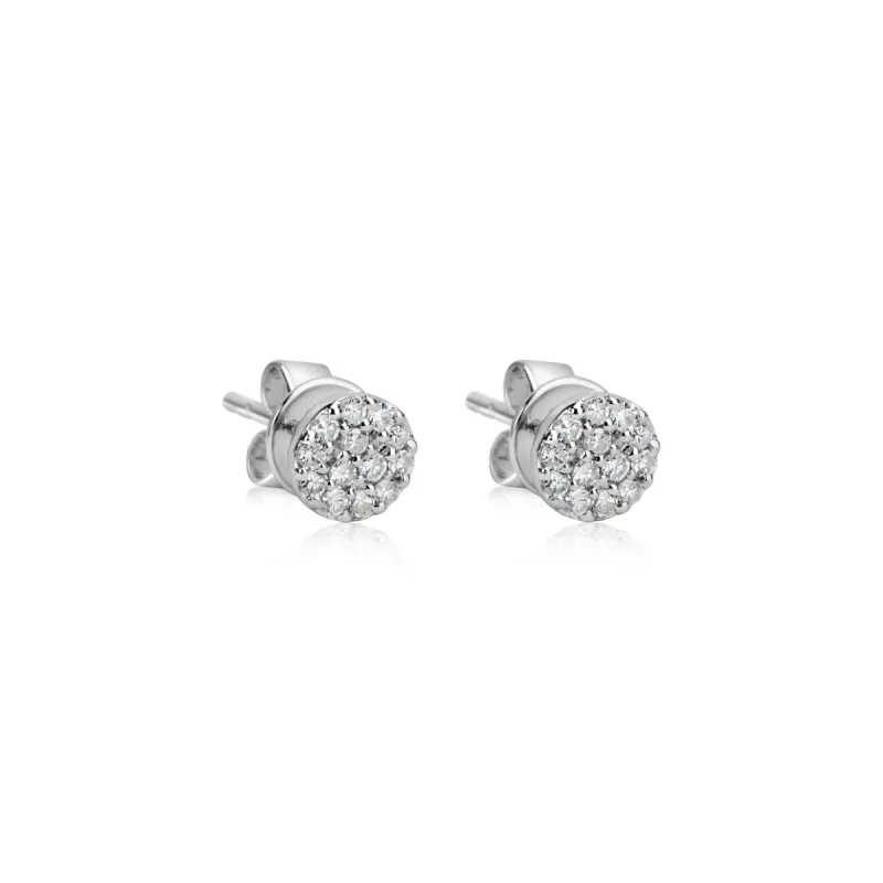 White Gold Diamond Studs sold by Meira T