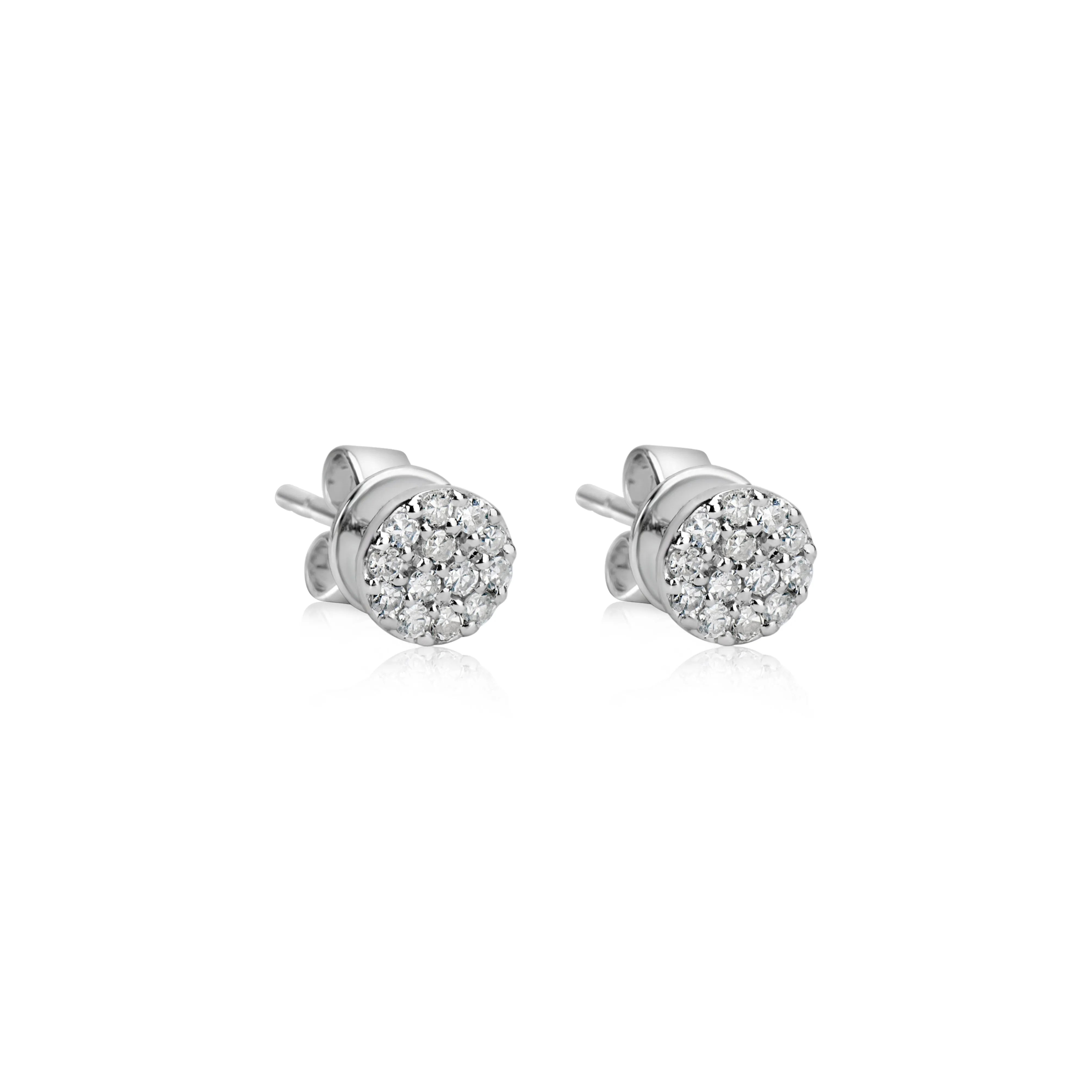 White Gold Diamond Studs sold by Meira T
