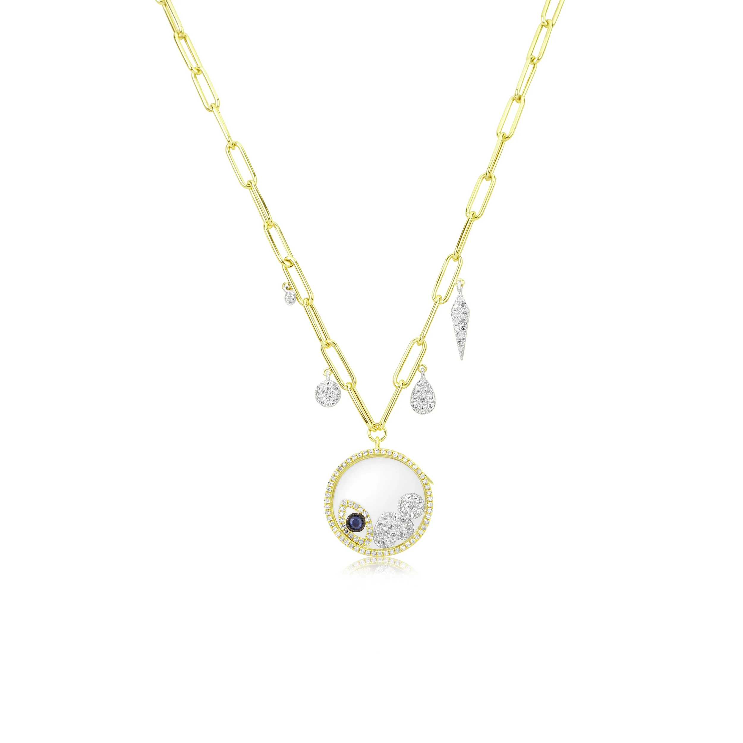 Yellow Gold Paperclip Shaker sold by Meira T