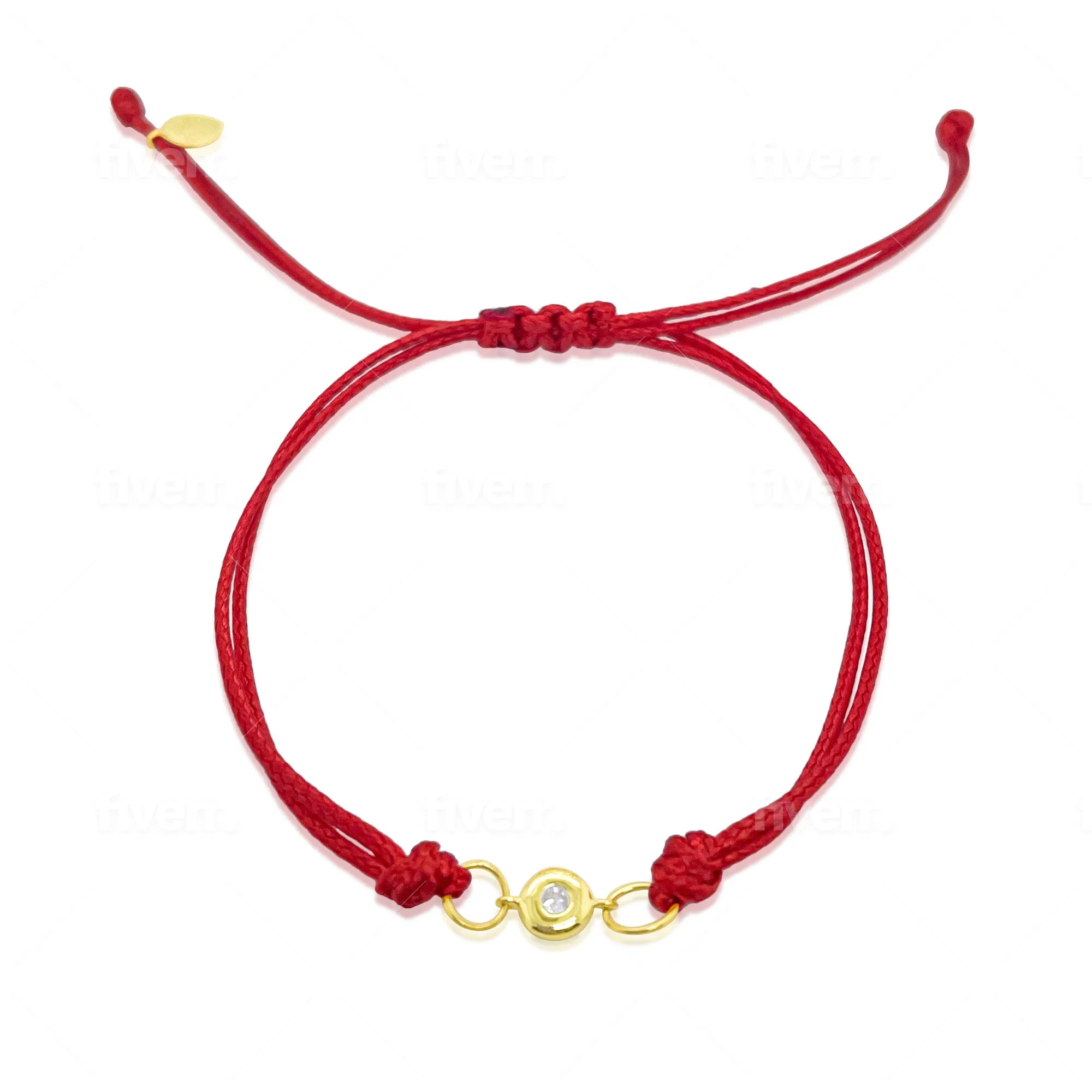 Bezel Cord Bracelet sold by Meira T