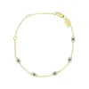 Yellow Gold Evil Eye Bracelet sold by Meira T