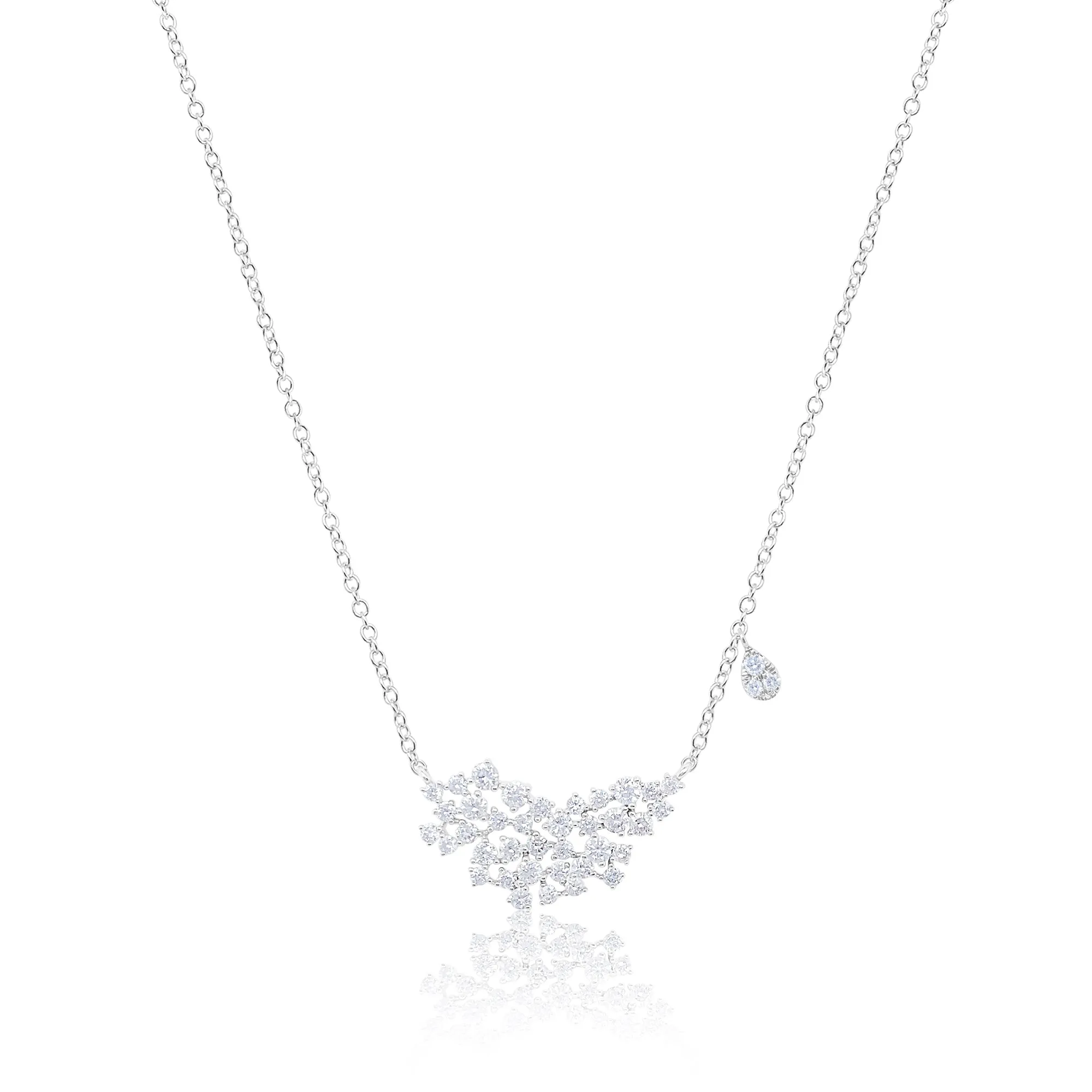 White Gold Diamond Necklace LAST ONE sold by Meira T