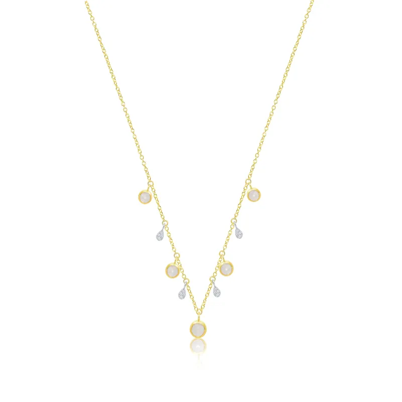 Yellow Gold Rough Diamond Necklace sold by Meira T
