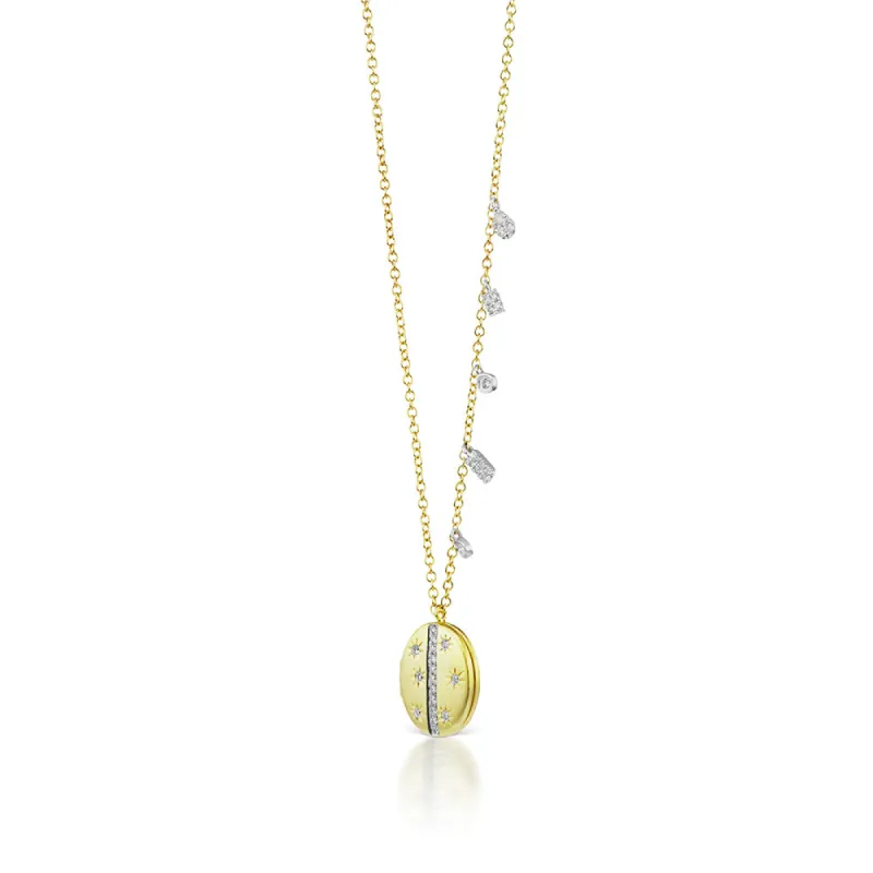 Starburst Locket Necklace sold by Meira T