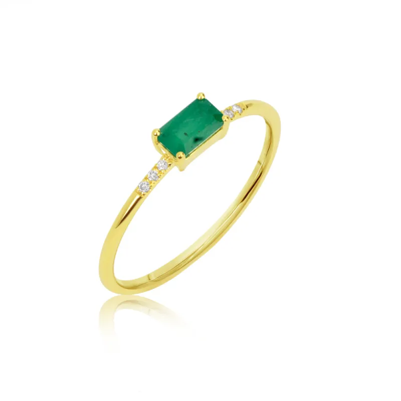Emerald and Diamond Ring (online exclusive) sold by Meira T