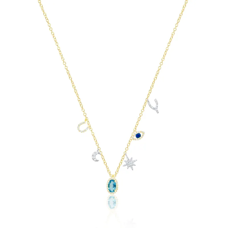 Lucky Charm Topaz Necklace sold by Meira T