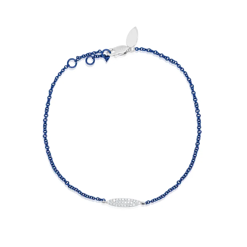 Galactic Blue Diamond Bracelet sold by Meira T