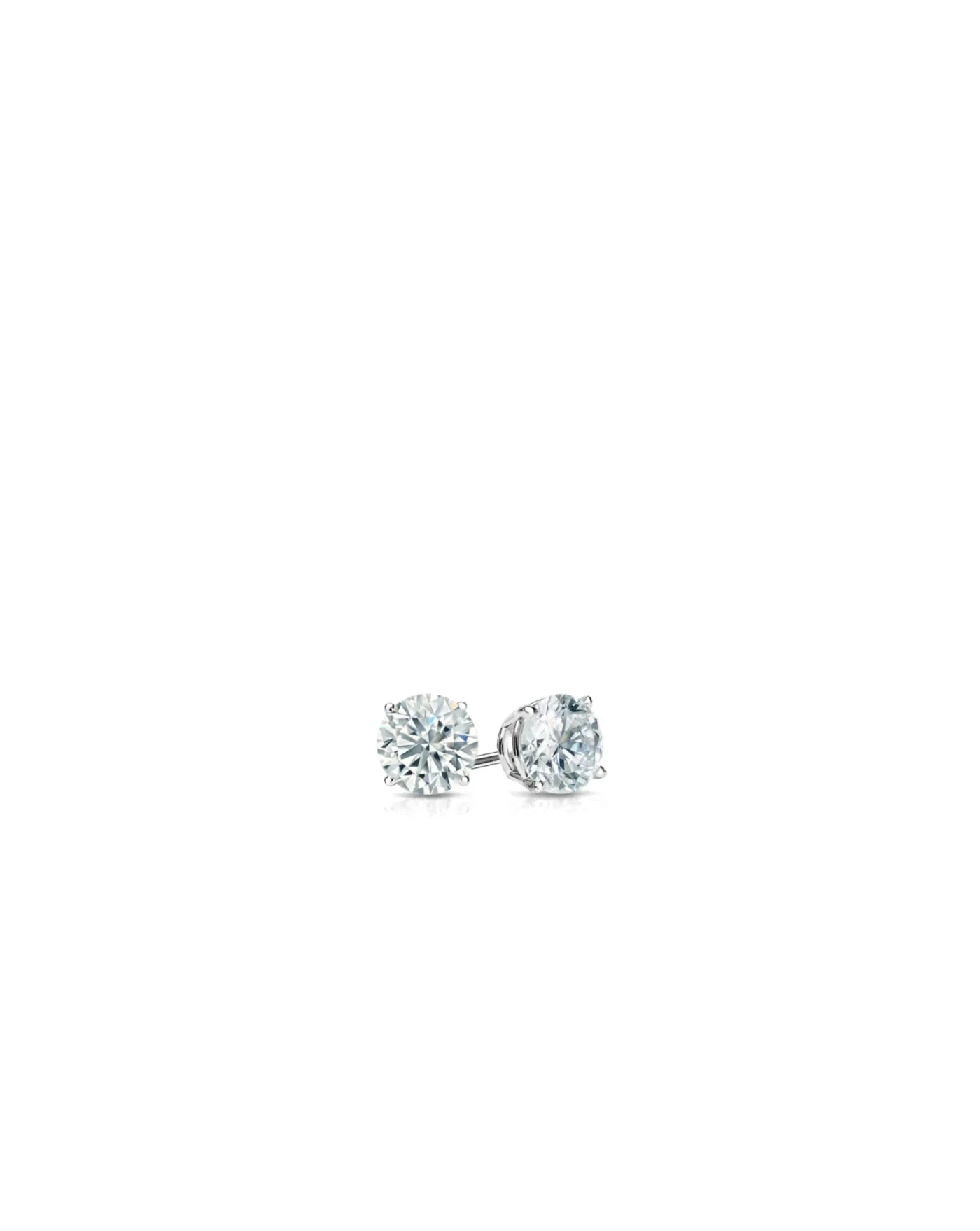 Studs Earrings | Round Cut 0.50ct LAB Diamond sold by Meira T