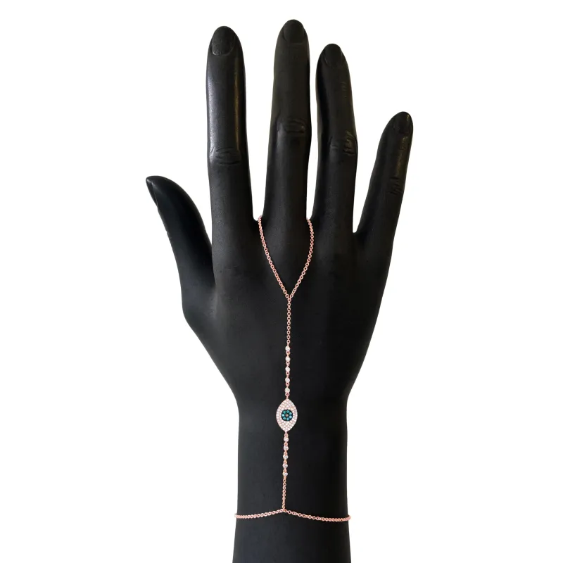 Evil Eye Handchain made by Meira T