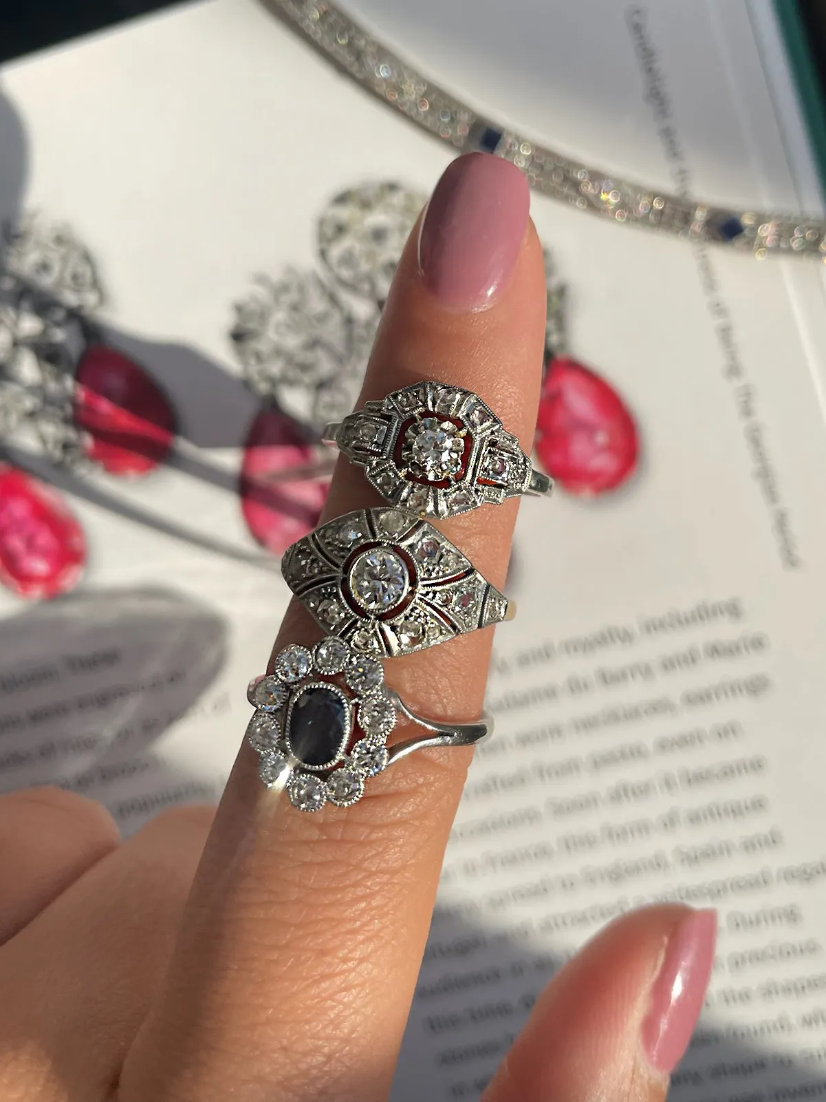 Antique Diamond Ring-Size 6.5 sold by Meira T product image thumbnail 2