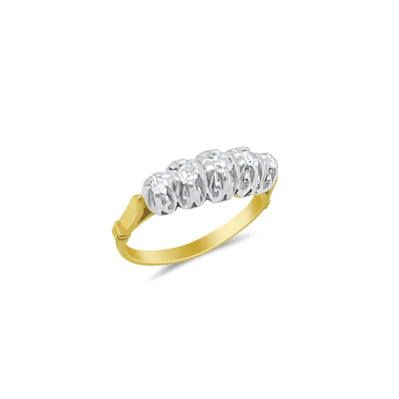 Antique Diamond Ring- Size 4.5 sold by Meira T