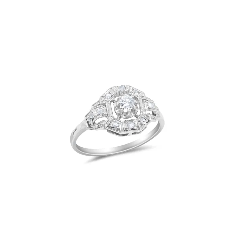 Antique Diamond Ring- Size 7 sold by Meira T