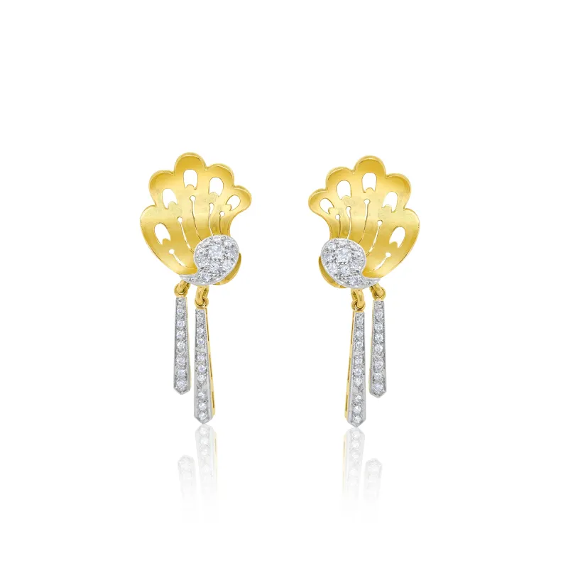 Antique Flapper Diamond Earrings sold by Meira T