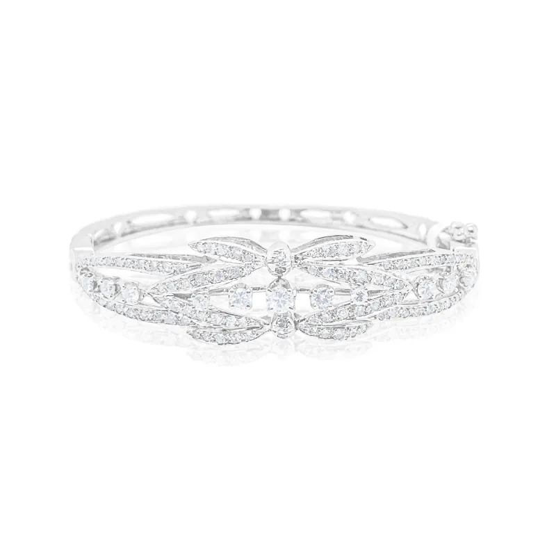 Vintage Diamond Bangle circa 1950 sold by Meira T