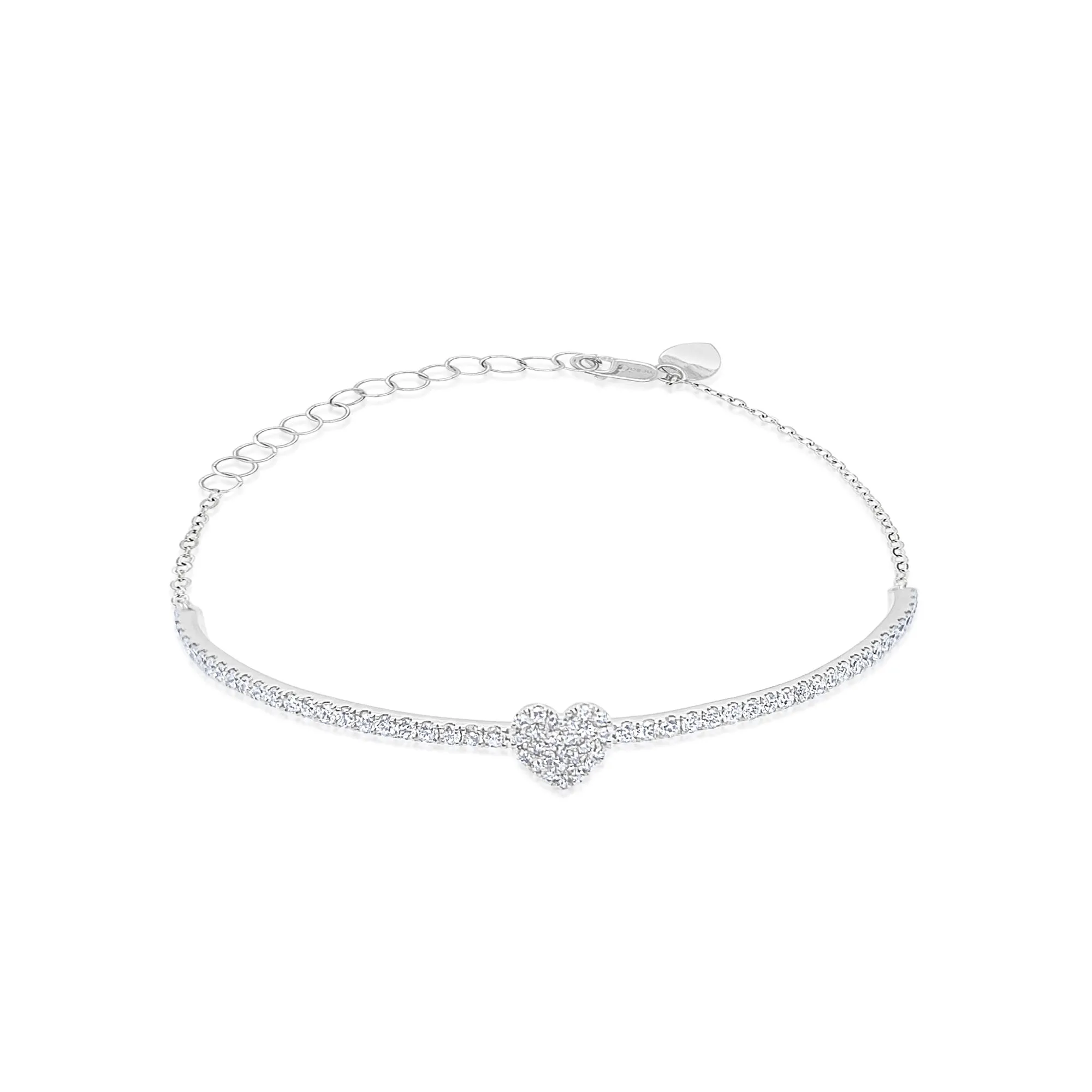 Heart Half Bangle sold by Meira T