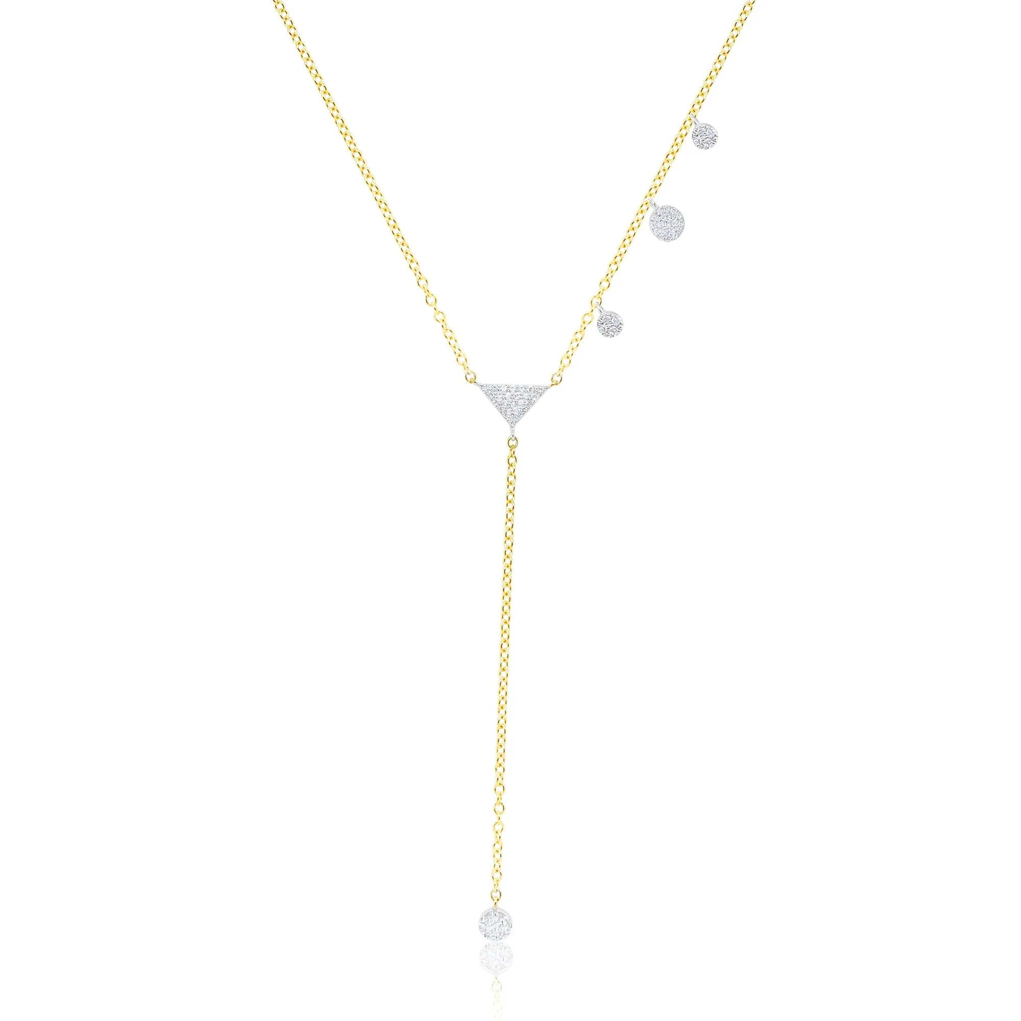 Triangle Charm Lariat sold by Meira T