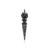 Mens Charm in Silver with Choral and Turquoise Accents ONE OF A KIND sold by Meira T