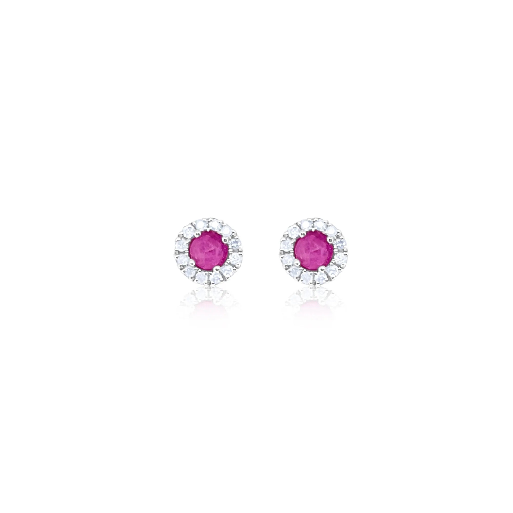 Pink Sapphire Studs sold by Meira T