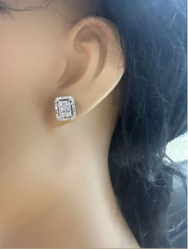 Diamond Illusion Studs sold by Meira T