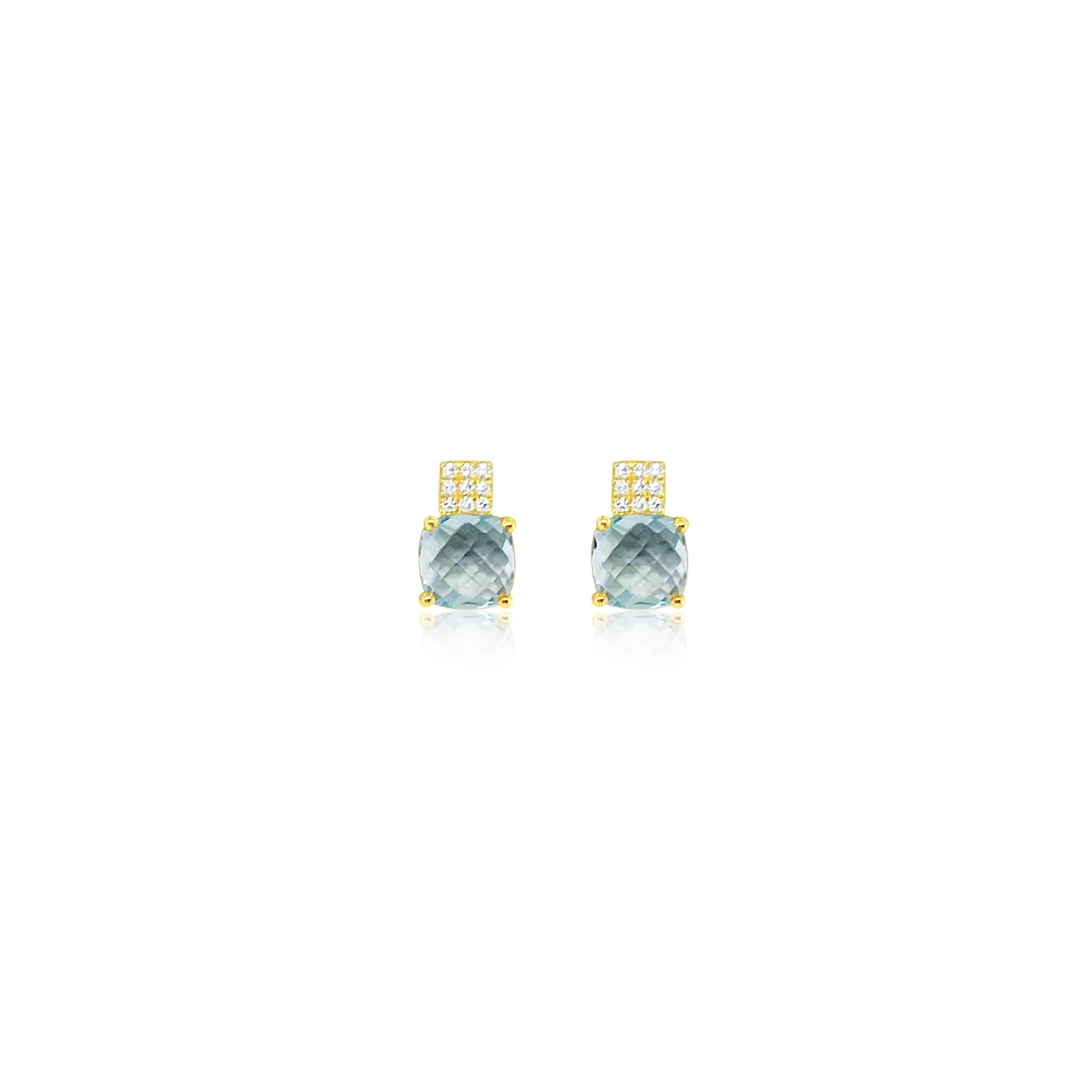 Blue Topaz Studs sold by Meira T