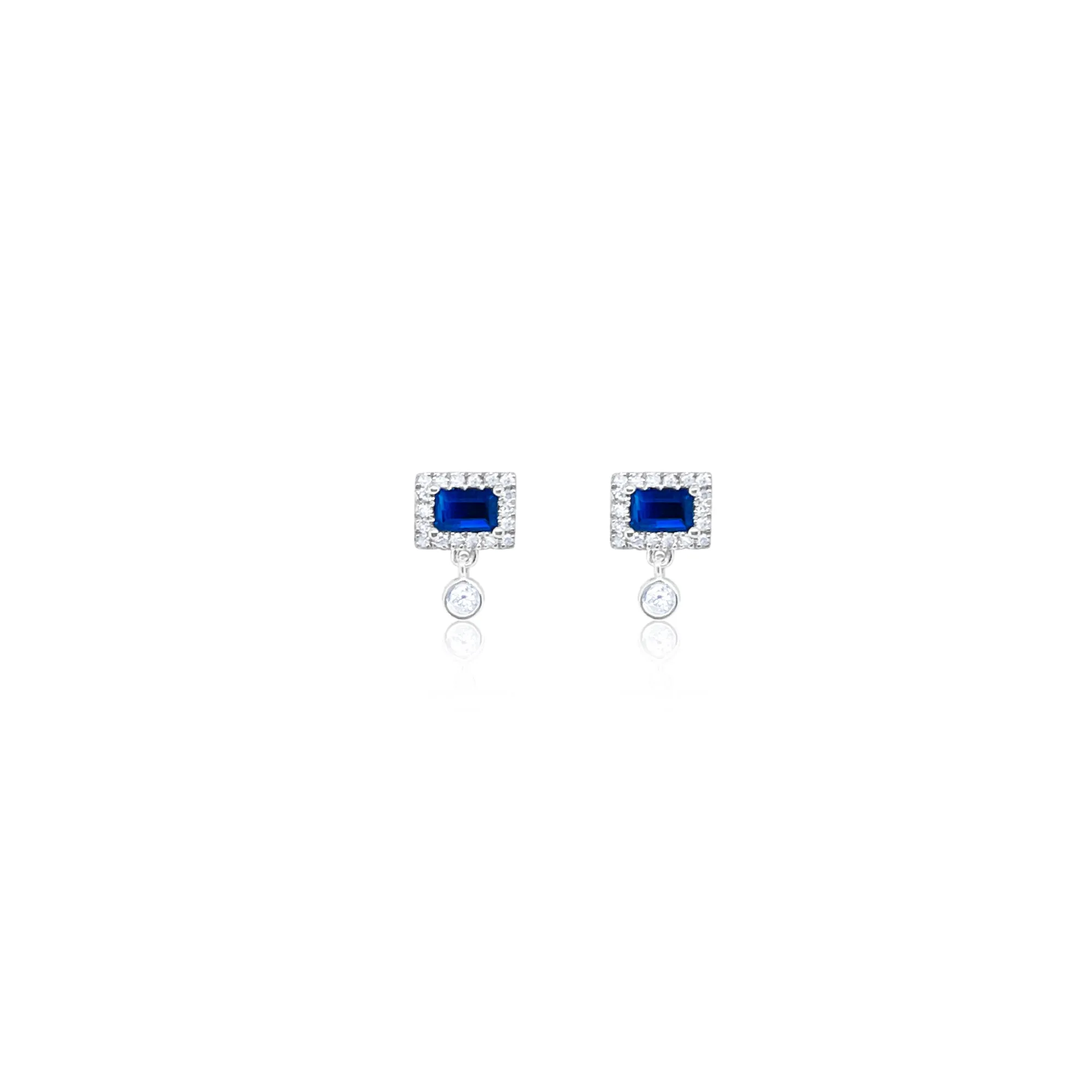 Blue Sapphire Studs sold by Meira T