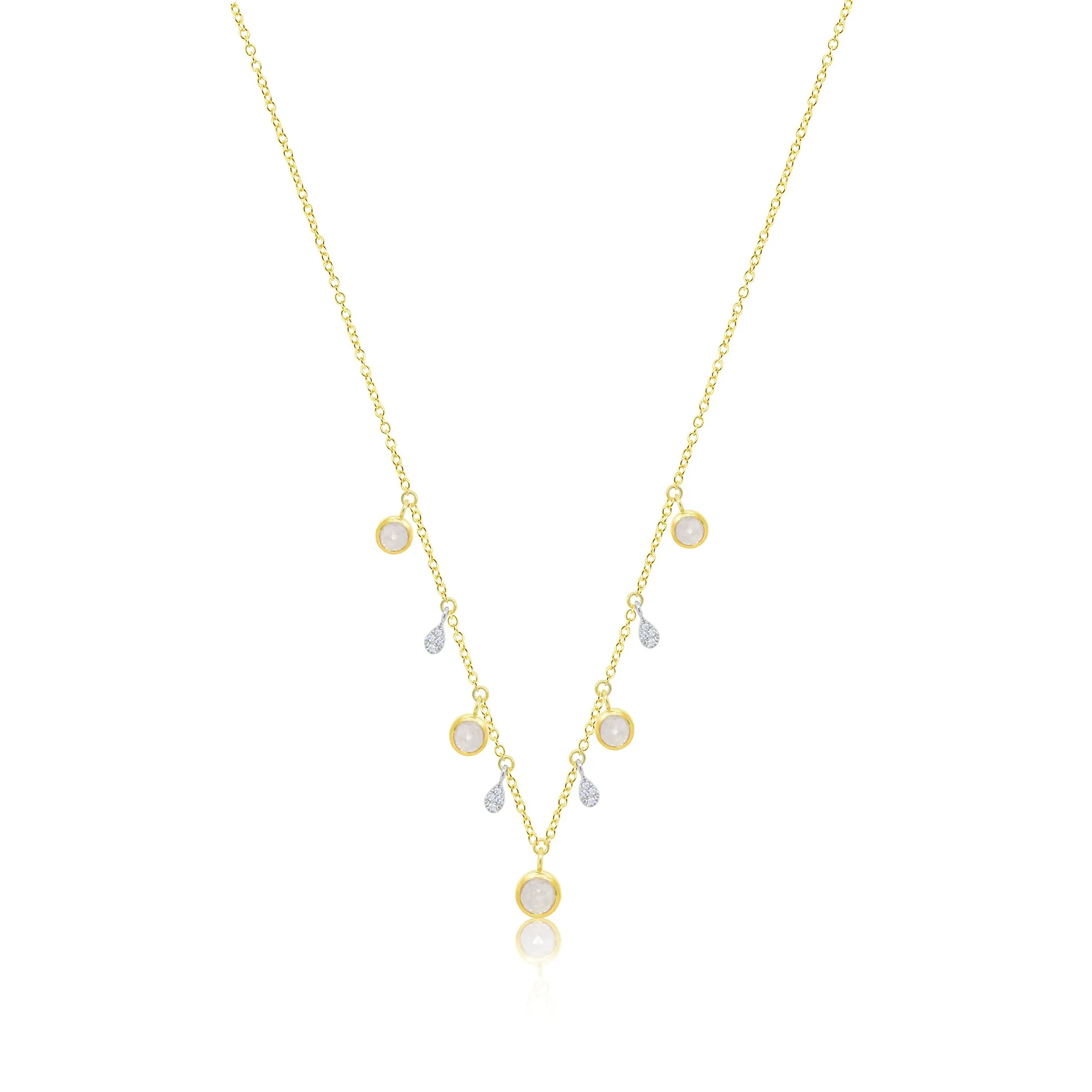 Rough Diamond Drops Necklace sold by Meira T