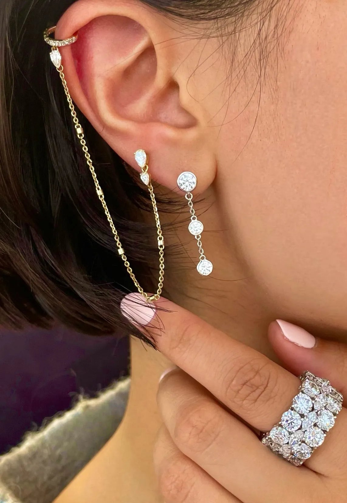 White Gold 18 ct Lab grown Ring sold by Meira T product image thumbnail 2