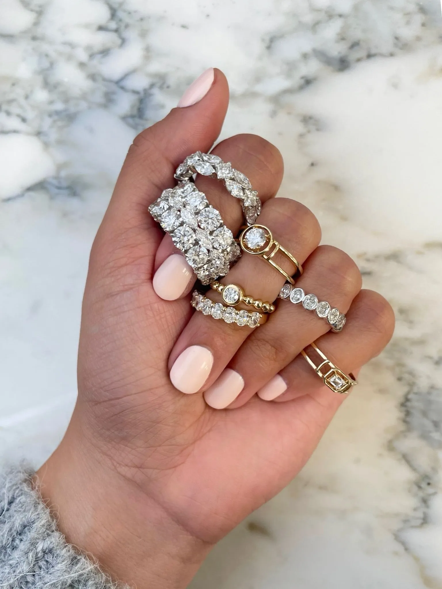 Round Double Band Ring | LAB Grown sold by Meira T product image thumbnail 2