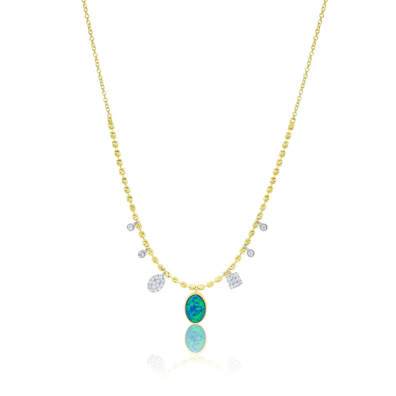 Opal Barrel Necklace sold by Meira T