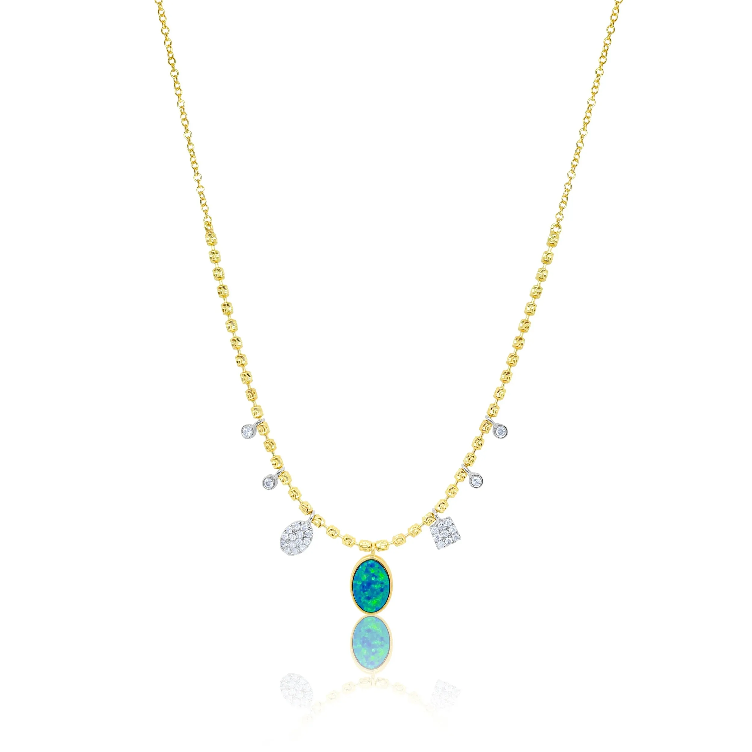 Opal Barrel Necklace sold by Meira T