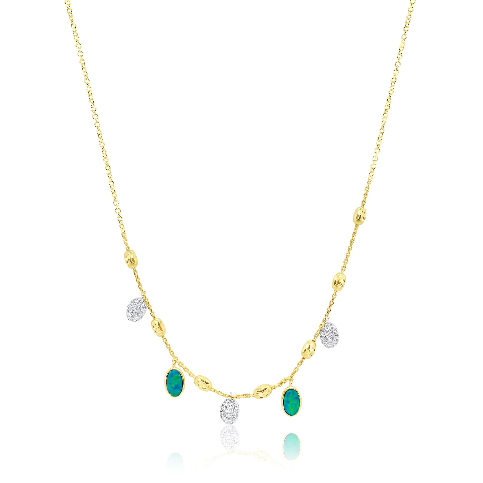 Opal Barrel Necklace sold by Meira T