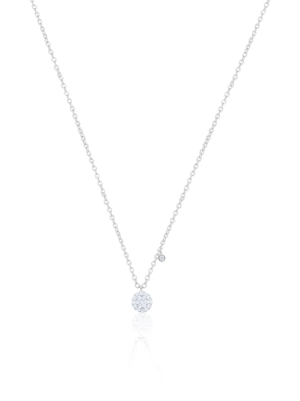 Mini Signature Disc Necklace sold by Meira T
